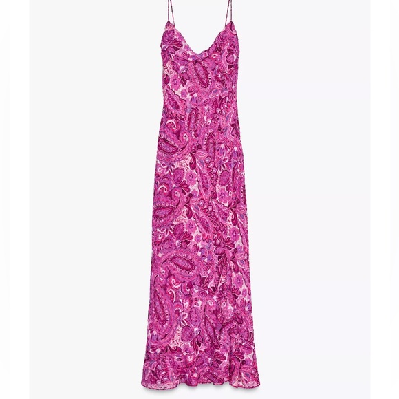 Zara Printed midi dress - Picture 7 of 10